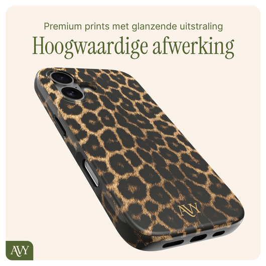 AVY Apple iPhone 16 MagSafe Hoesje met Koord 130CM Panthera Chic afbeelding 9