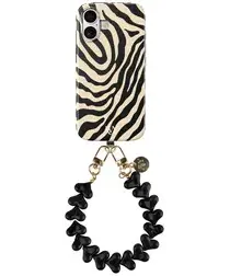 AVY Apple iPhone 16 MagSafe Hoesje met Koord 30CM Zebra Hearts afbeelding