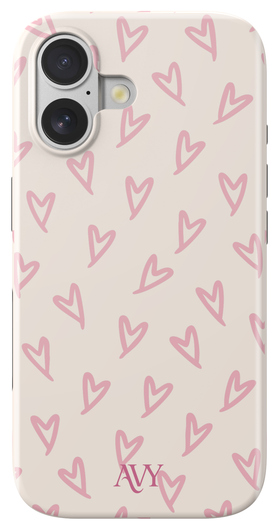 AVY Apple iPhone 16 MagSafe Hoesje met Koord 30CM Lovely Hearts afbeelding 12