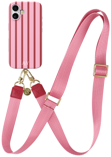 AVY Apple iPhone 16 MagSafe Hoesje met Koord 130CM Linea Sol afbeelding 1