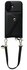 AVY Apple iPhone 16 Zwart Leren Hoesje met Wallet & Koord Short Leather