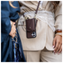 AVY Apple iPhone 16 Bruin Leren Hoesje met Wallet & Koord Short Leather afbeelding 2