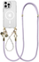 AVY Apple iPhone 16 Pro Hoesje met Koord & MagSafe Set Pearl & Rope Purple