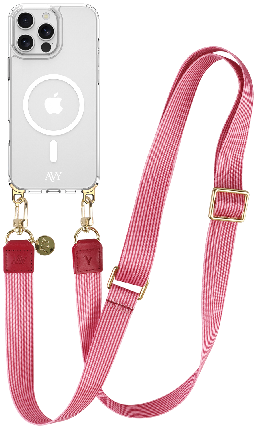 AVY Apple iPhone 16 Pro Hoesje met Koord & MagSafe 130CM Linea Sol afbeelding 1