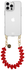 AVY Apple iPhone 16 Pro Hoesje Met Koord 30CM Cupid Red