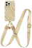 AVY Apple iPhone 16 Pro MagSafe Hoesje met Koord 130CM Aurum Gold
