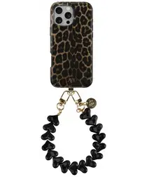 AVY Apple iPhone 16 Pro MagSafe Hoesje met Koord 30CM Panther Hearts afbeelding