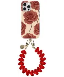 AVY Apple iPhone 16 Pro MagSafe Hoesje met Koord 30CM Hearts & Roses afbeelding