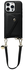 AVY Apple iPhone 16 Pro Zwart Leren Hoesje met Wallet & Koord Short Leather afbeelding 1