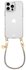 AVY Apple iPhone 16 Pro Max Hoesje Met Koord 30CM Silver Spark