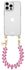 AVY Apple iPhone 16 Pro Max Hoesje Met Koord 30CM Cupid Clear Pink