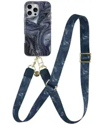 AVY Apple iPhone 16 Pro Max MagSafe Hoesje met Koord 130CM Obscura Blue afbeelding