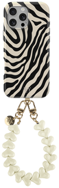 AVY Apple iPhone 16 Pro Max MagSafe Hoesje met Koord 30CM Safari Hearts