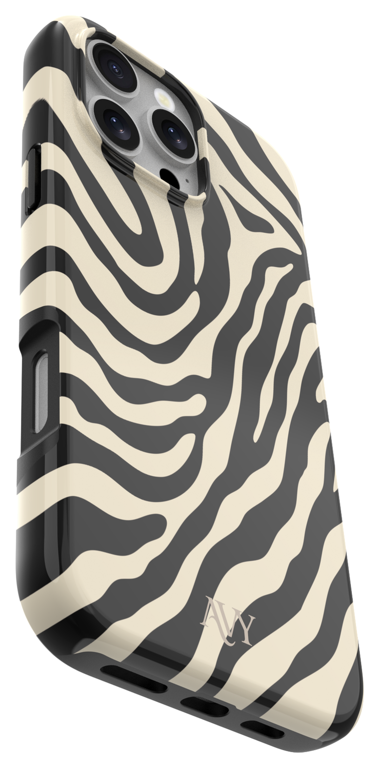 AVY Apple iPhone 16 Pro Max MagSafe Hoesje met Koord 32CM Serengeti Zebra afbeelding 12