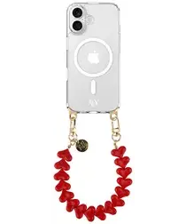 AVY Apple iPhone 17 Hoesje met Koord & MagSafe 30CM Cupid Red afbeelding
