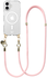 AVY Apple iPhone 17 Hoesje met Koord & MagSafe 130CM Tressé Pink