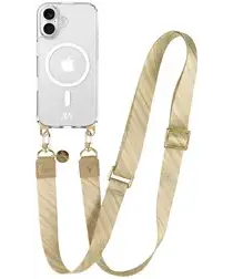 AVY Apple iPhone 17 Hoesje met Koord & MagSafe 130CM Aurum Gold afbeelding