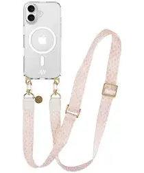 AVY Apple iPhone 17 Hoesje met Koord & MagSafe 130CM Cupid Blush afbeelding