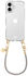 AVY Apple iPhone 17 Hoesje Met Koord 30CM Silver Spark