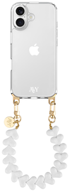 AVY Apple iPhone 17 Hoesje Met Koord 30CM Cupid White afbeelding