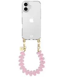 AVY Apple iPhone 17 Hoesje Met Koord 30CM Cupid Pink afbeelding