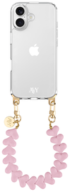 AVY Apple iPhone 17 Hoesje Met Koord 30CM Cupid Pink