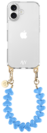 AVY Apple iPhone 17 Hoesje Met Koord 30CM Cupid Blue