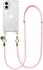 AVY Apple iPhone 17 Hoesje Met Koord 130CM Tressé Pink