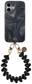 AVY Apple iPhone 17 MagSafe Hoesje met Koord 30CM Marmer Hearts