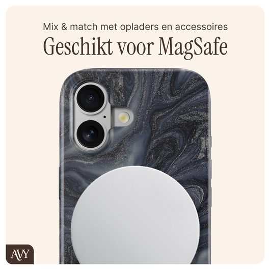 AVY Apple iPhone 17 MagSafe Hoesje met Koord 32CM Obscura Blue afbeelding 6