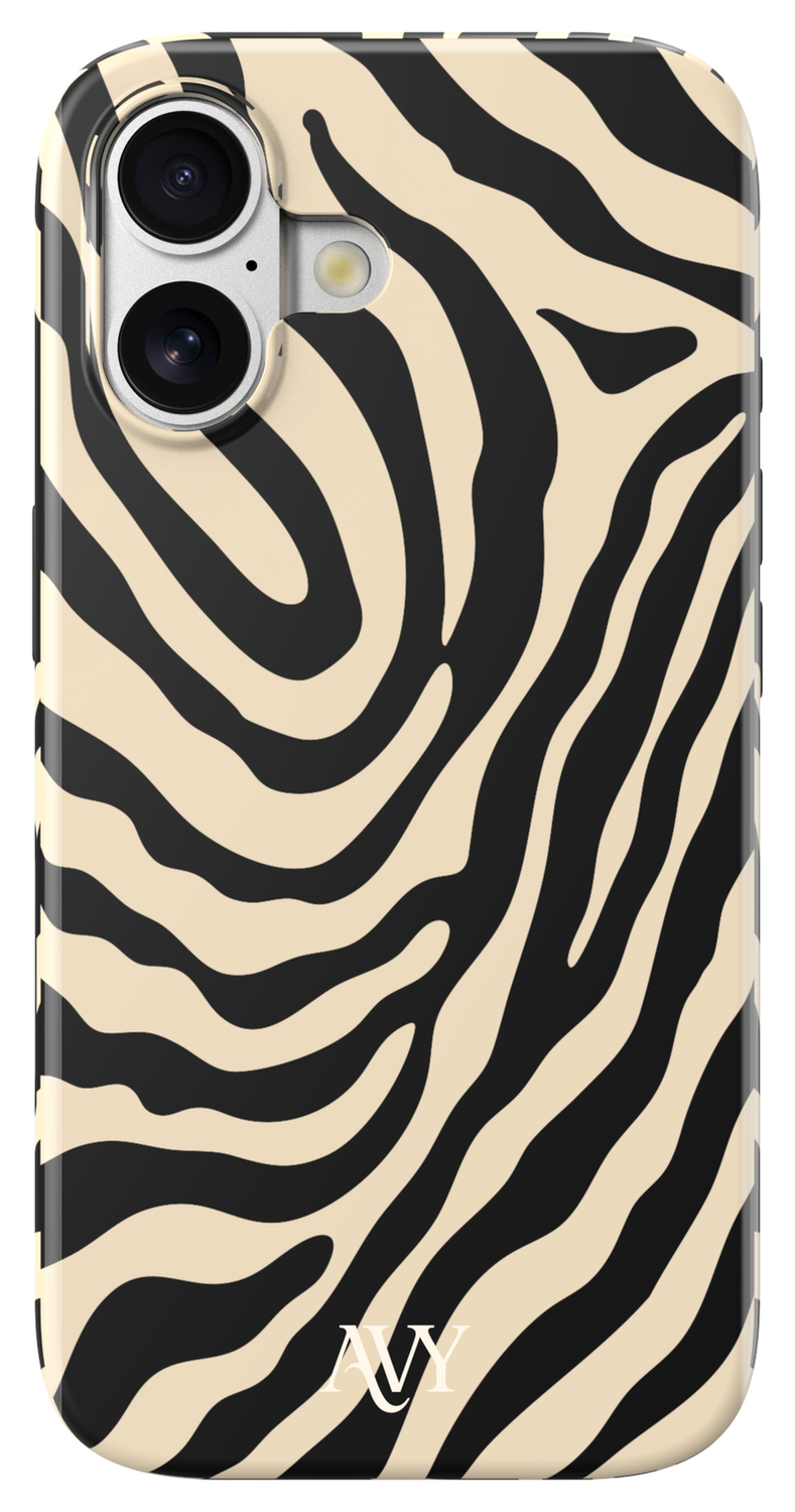 AVY Apple iPhone 17 MagSafe Hoesje met Koord 30CM Zebra Hearts afbeelding 12