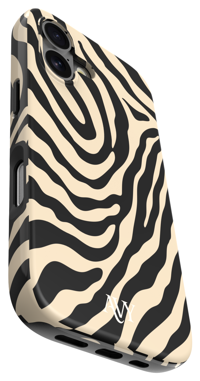 AVY Apple iPhone 17 MagSafe Hoesje met Koord 32CM Serengeti Zebra afbeelding 13
