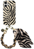 AVY Apple iPhone 17 MagSafe Hoesje met Koord 32CM Serengeti Zebra