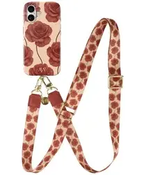 AVY Apple iPhone 17 MagSafe Hoesje met Koord 130CM Botanique Roses afbeelding