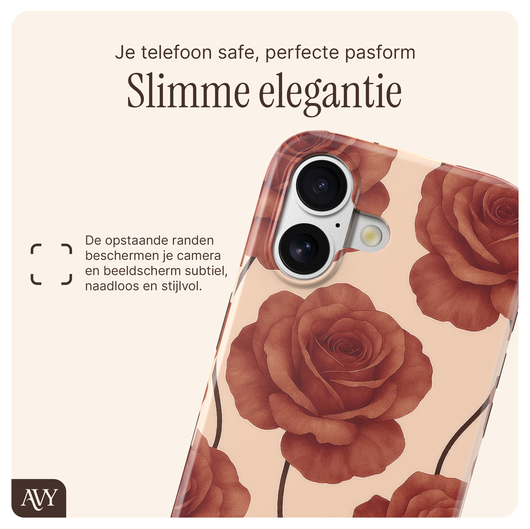 AVY Apple iPhone 17 MagSafe Hoesje met Koord 32CM Botanique Roses afbeelding 5