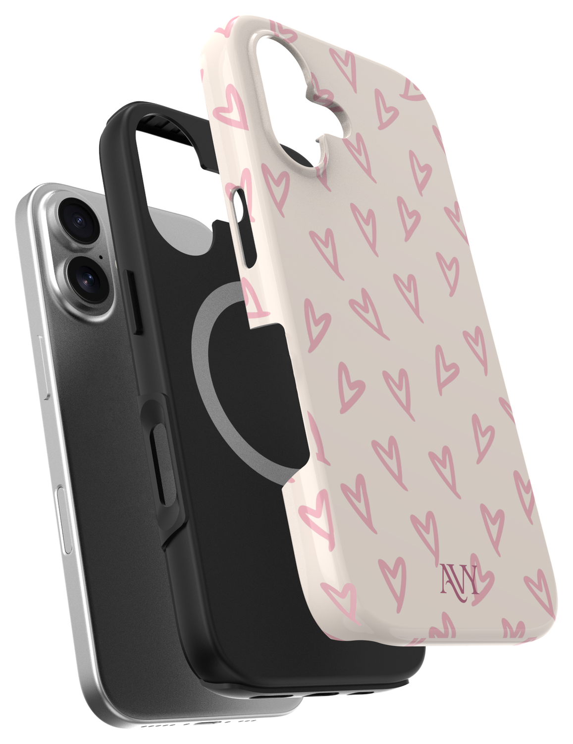AVY Apple iPhone 17 MagSafe Hoesje met Koord 130CM Cupid Blush afbeelding 16