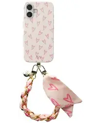 AVY Apple iPhone 17 MagSafe Hoesje met Koord 32CM Cupid Blush afbeelding