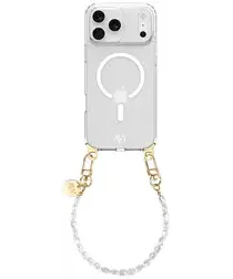 AVY Apple iPhone 17 Pro Hoesje met Koord & MagSafe 30CM Perla Chic afbeelding