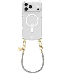 AVY Apple iPhone 17 Pro Hoesje met Koord & MagSafe 30CM Silver Spark afbeelding