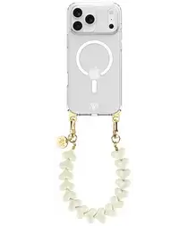 AVY Apple iPhone 17 Pro Hoesje met Koord & MagSafe 30CM Cupid Beige afbeelding