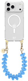 AVY Apple iPhone 17 Pro Hoesje met Koord & MagSafe 30CM Cupid Blue
