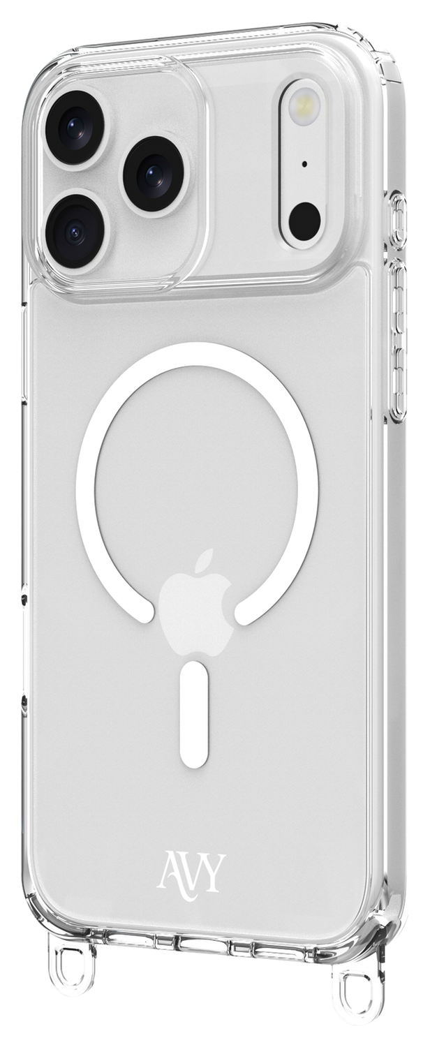 AVY Apple iPhone 17 Pro Hoesje met Koord & MagSafe 30CM Cupid Clear Pink afbeelding 21