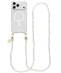AVY Apple iPhone 17 Pro Hoesje met Koord & MagSafe 120CM Perla Chic Long afbeelding