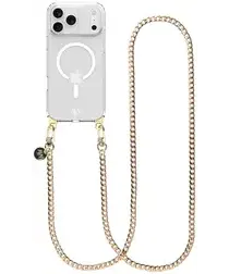 AVY Apple iPhone 17 Pro Hoesje met Koord & MagSafe 120CM Aurum Lien Long afbeelding