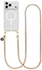 AVY Apple iPhone 17 Pro Hoesje met Koord & MagSafe 120CM Aurum Lien Long