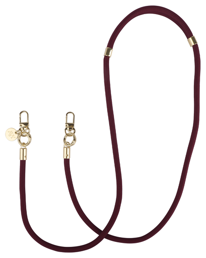 AVY Apple iPhone 17 Pro Hoesje met Koord & MagSafe Set Pearl & Rope Burgundy afbeelding 13