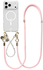 AVY Apple iPhone 17 Pro Hoesje met Koord & MagSafe Set Pearl & Rope Pink