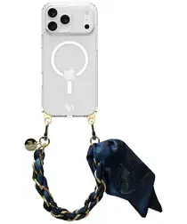 AVY Apple iPhone 17 Pro Hoesje met Koord & MagSafe 32CM Obscura Blue afbeelding