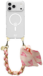 AVY Apple iPhone 17 Pro Hoesje met Koord & MagSafe 32CM Cupid Blush