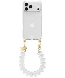 AVY Apple iPhone 17 Pro Hoesje Met Koord 30CM Cupid White afbeelding